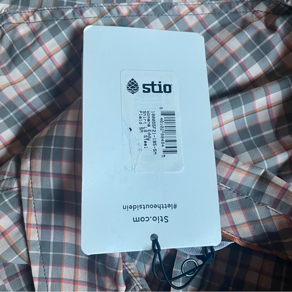 NWT Stio Women’s Eddy Shirt Western Plaid Long Sleeve Pearl Snap Size SMALL - Picture 8 of 13